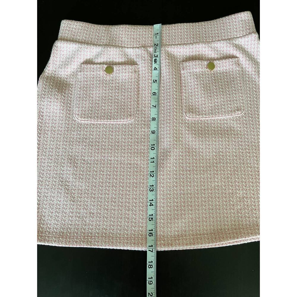 Ann Taylor Loft Petites Light Pink and White Preppy Skirt SizeM - Picture 7 of 10